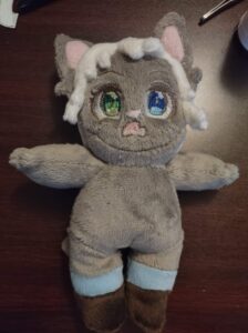 Cat Girl Grey Pixelledsugar Plushies